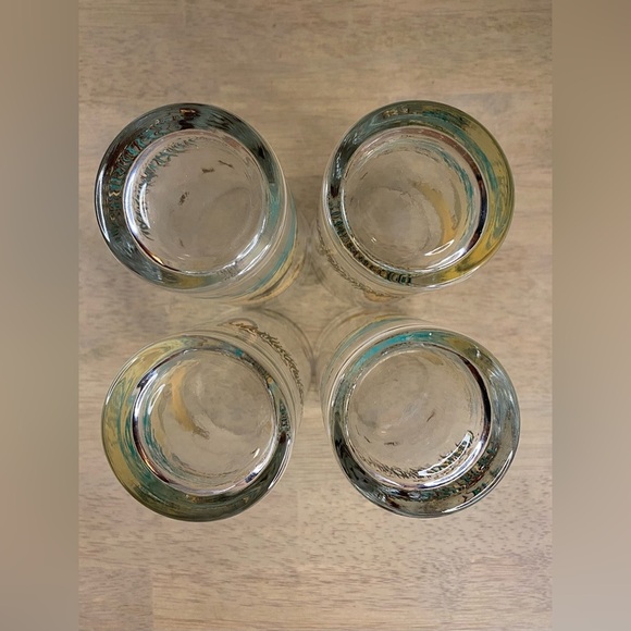 Libbey Glass Sportsman Outdoors Lake Fishing Hi Ball Glasses Tumblers Lot of 4 - Picture 7 of 8